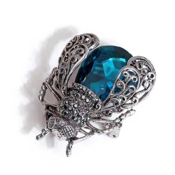 Jewelry - Crystal Insect Beetles Brooches Pin